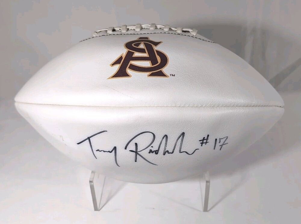 Arizona State (ASU) Sun Devils Signed Football Terry Richardson #17 (2002-2006)